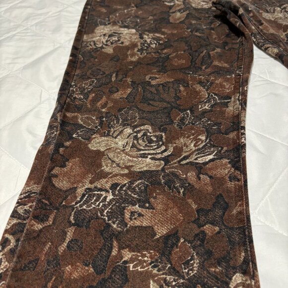 Bill Blass Perfect Fit Floral Tapestry Print Mom Jeans Womens 14 VTG Cottagecore - Picture 13 of 13